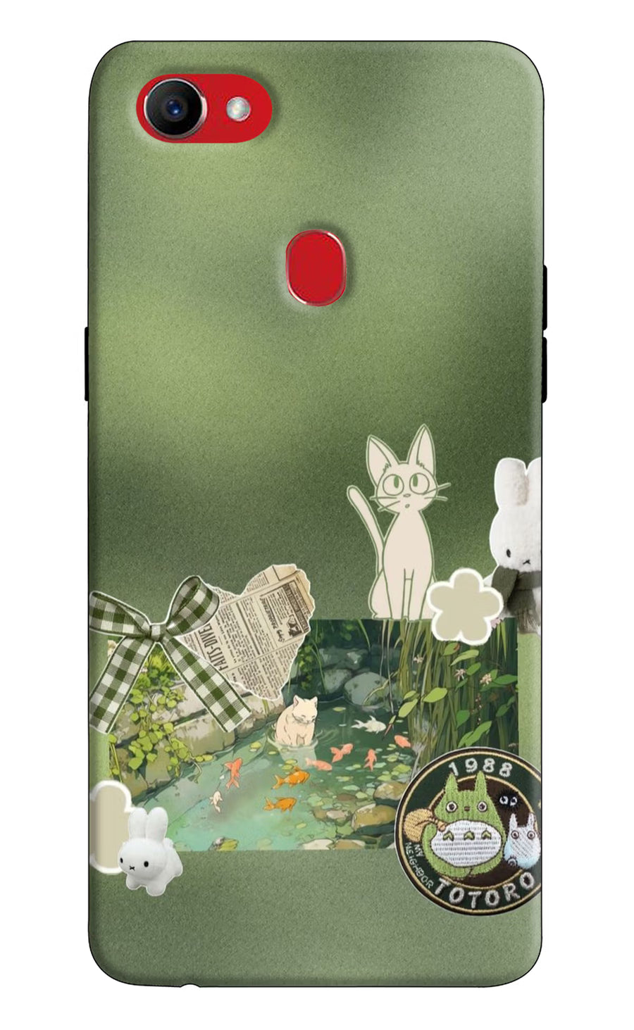Aesthetic anime Oppo F7 Back Cover, Hard case