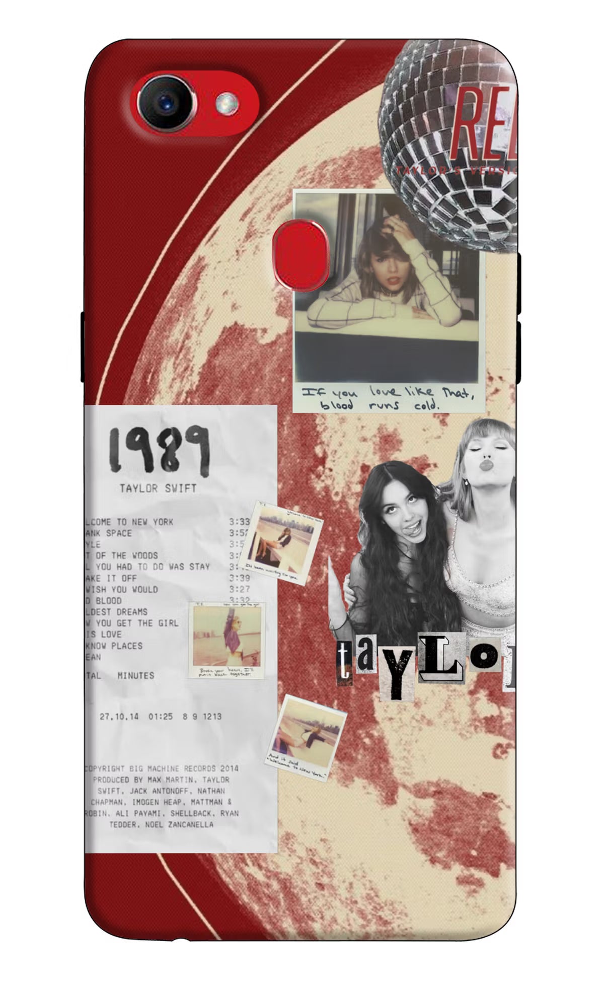 Taylor Swift Oppo F7 Back Cover