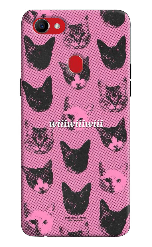 Pink Cats Oppo F7 Back Cover