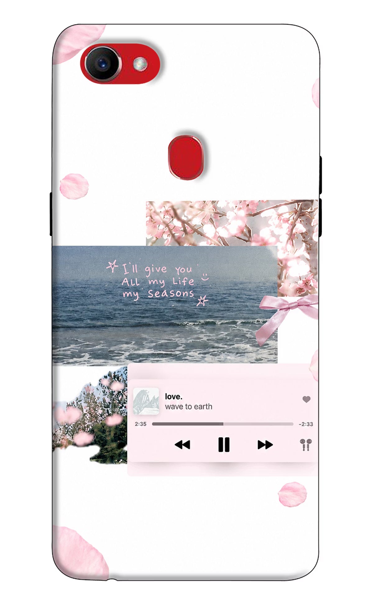 Wave to earth Oppo F7 Back Cover