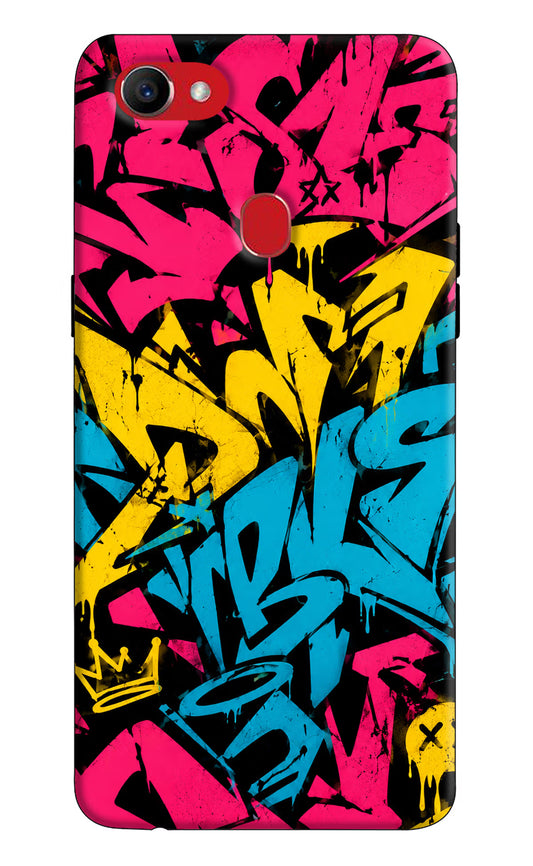 Graffiti Vibe Oppo F7 Hard Case Back Cover by Casekaro
