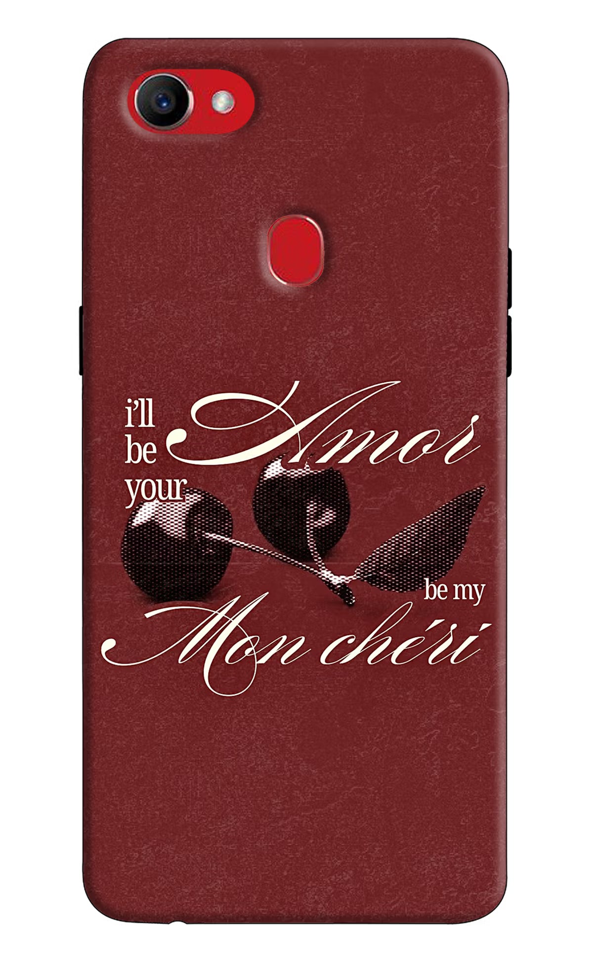 Velvet Cherry Oppo F7 Back Cover