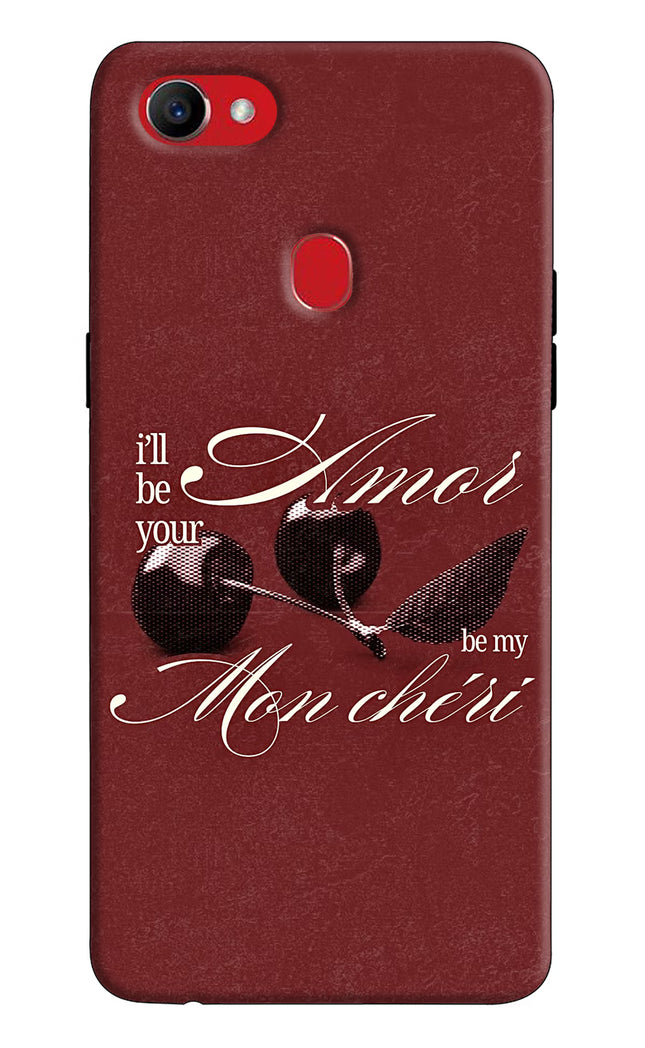 Velvet Cherry Oppo F7 Hard Case Back Cover by Casekaro