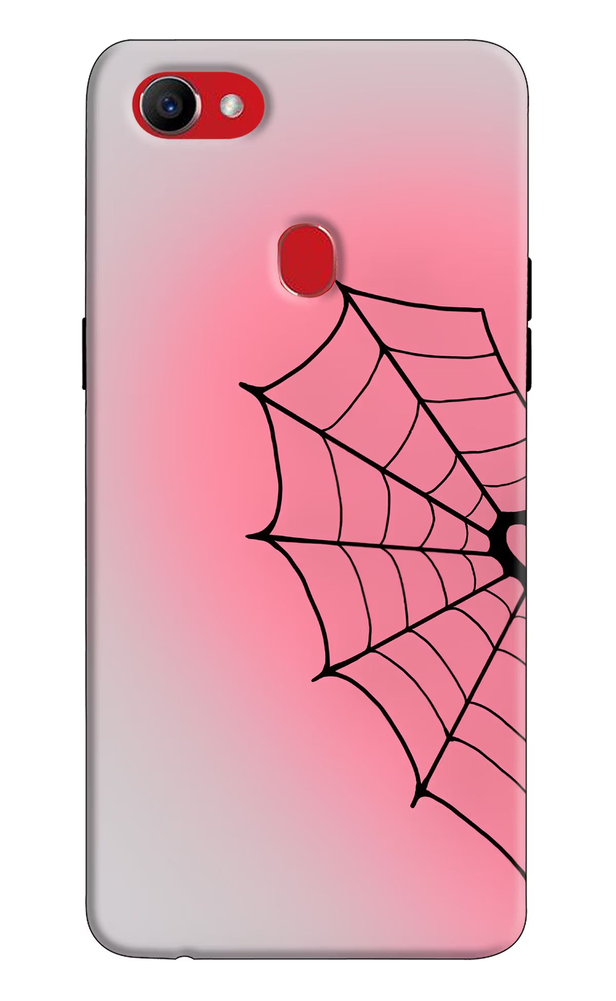 Pink Web Oppo F7 Back Cover