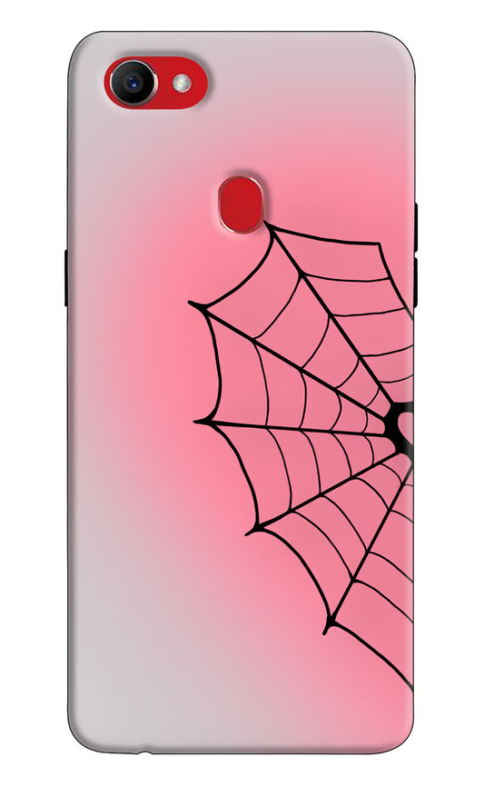 Pink Web Oppo F7 Hard Case Back Cover by Casekaro