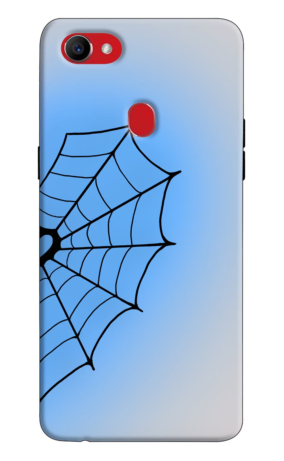 Blue Web Oppo F7 Back Cover