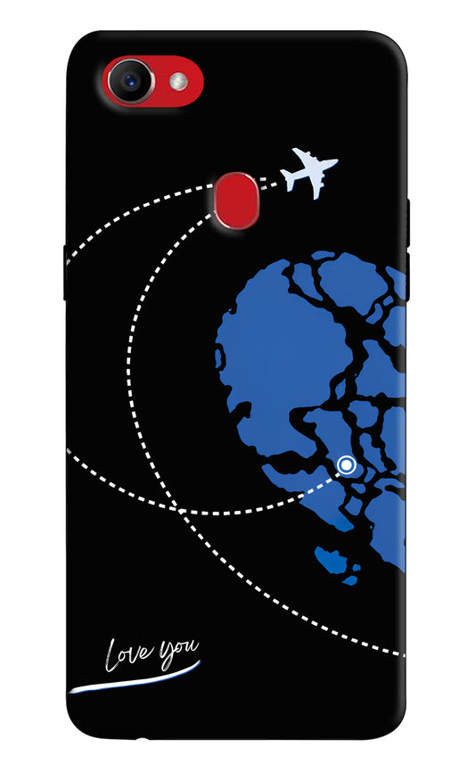 Love Orbit Oppo F7 Hard Case Back Cover by Casekaro