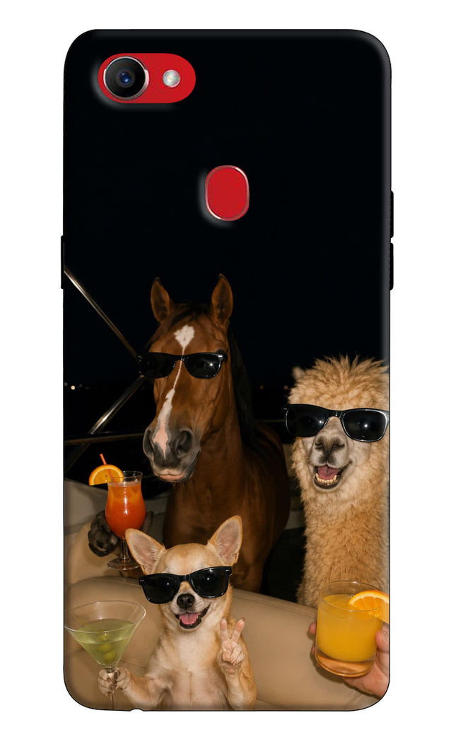 Party Squad Oppo F7 Hard Case Back Cover by Casekaro