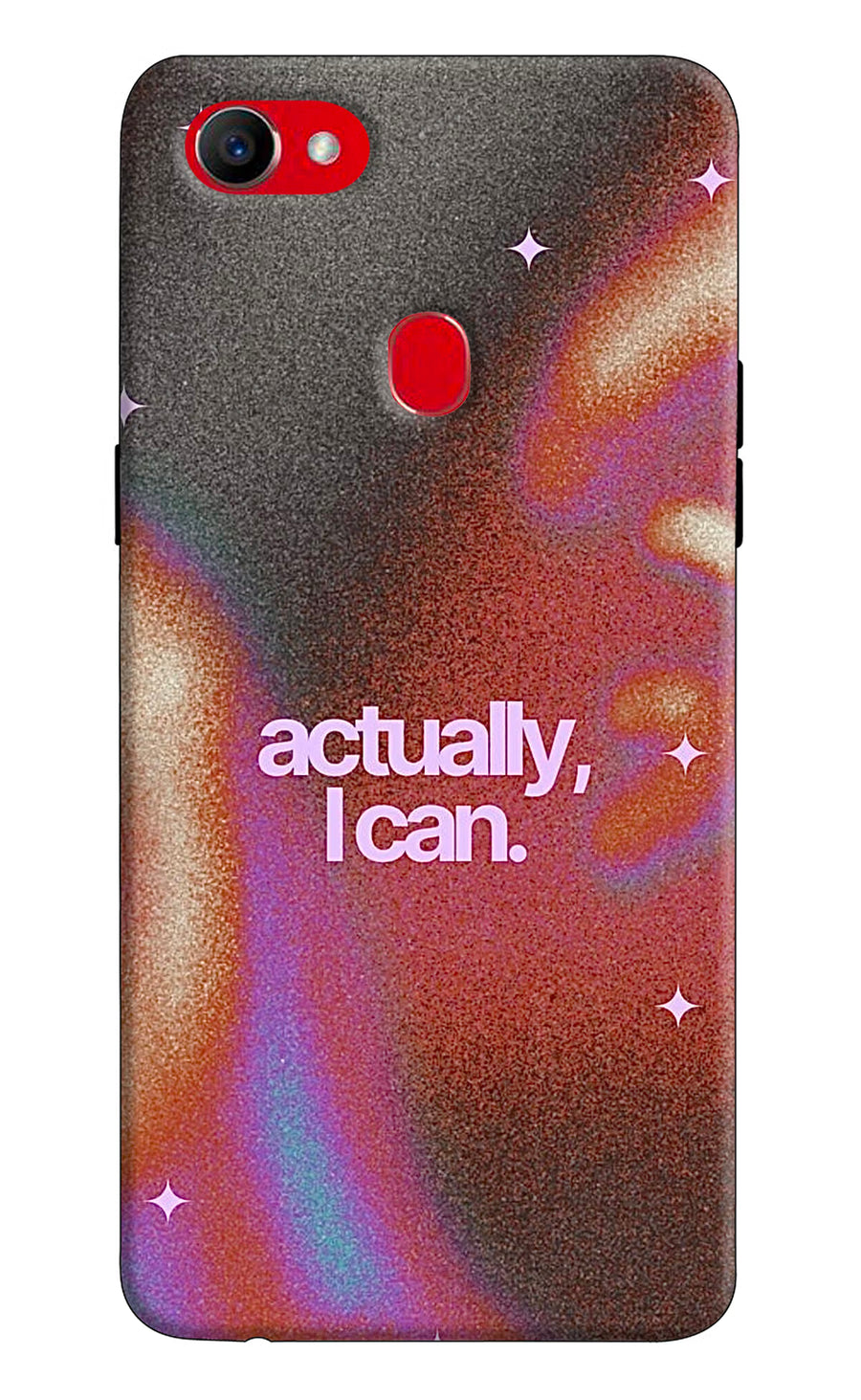 Pink Aura Oppo F7 Back Cover, Hard case