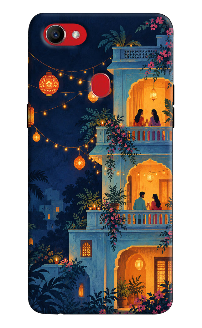 Balcony Glow Oppo F7 Hard Case Back Cover by Casekaro