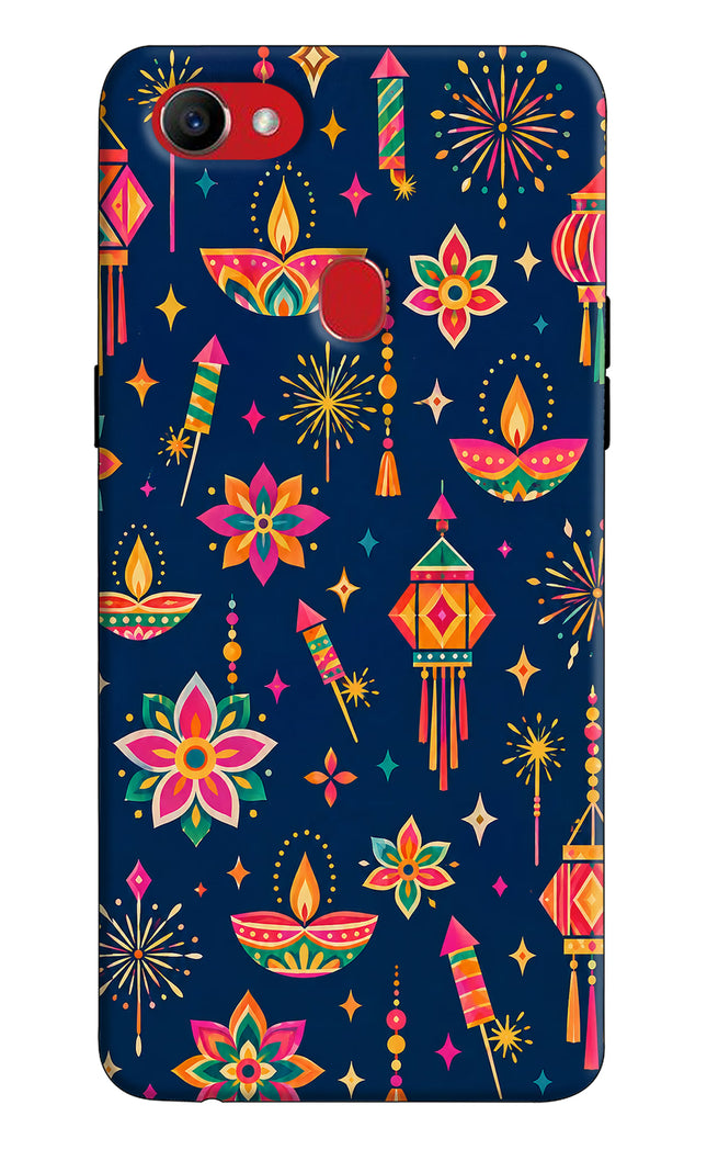 Festive Pop Oppo F7 Hard Case Back Cover by Casekaro