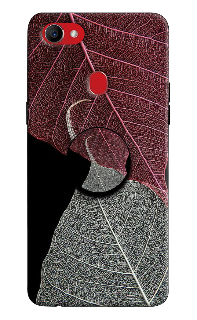 Leaf Pattern Oppo F7 Pop Case by Casekaro