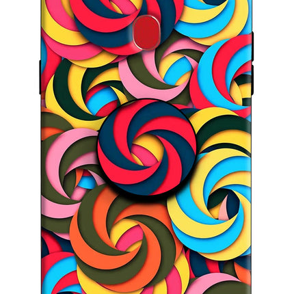 Spiral Pattern Oppo F7 Pop Case by Casekaro