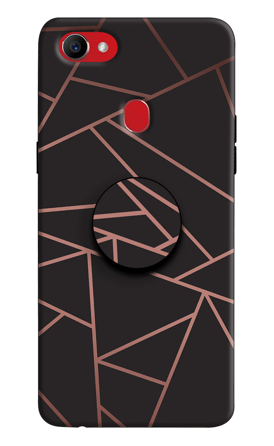 Geometric Pattern Oppo F7 Pop Case, Hard case