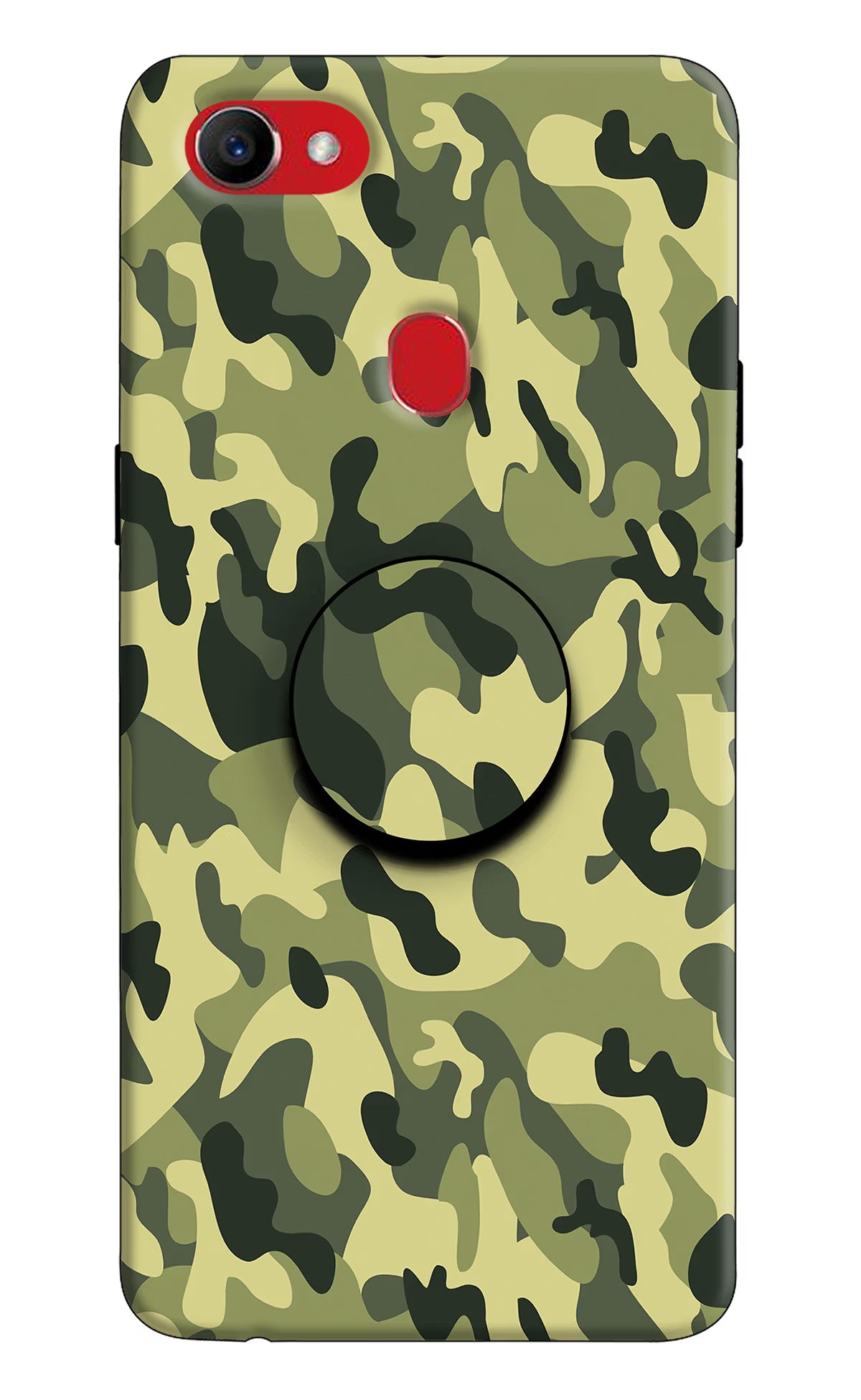 Camouflage Oppo F7 Pop Case by Casekaro