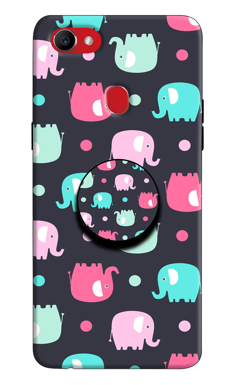 Baby Elephants Oppo F7 Pop Case, Hard case