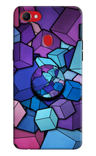 Cubic Abstract Oppo F7 Pop Case by Casekaro