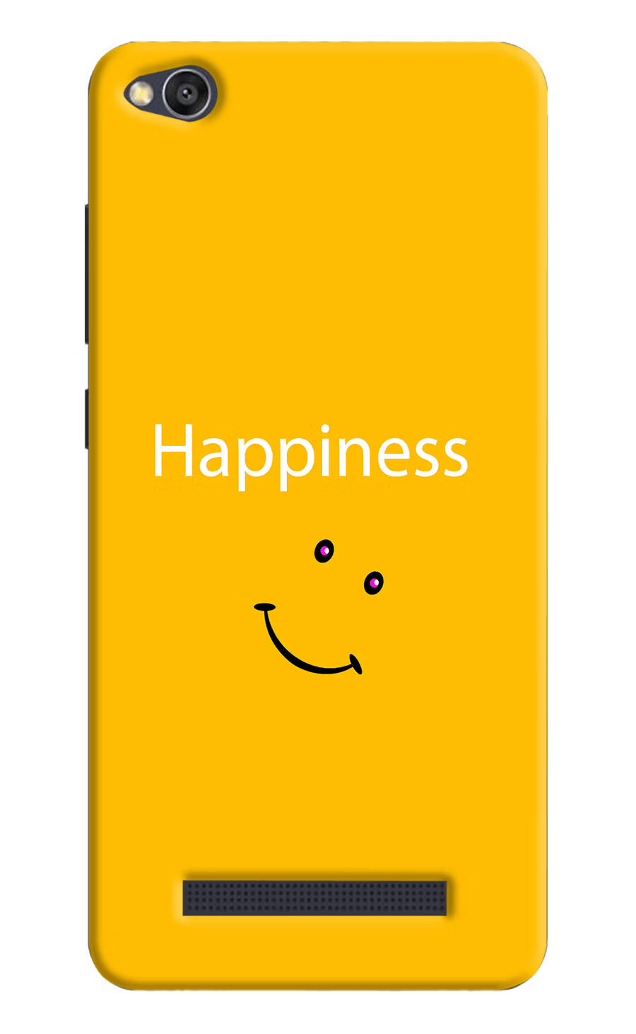 Happiness With Smiley Redmi 4A Back Cover, Hard case