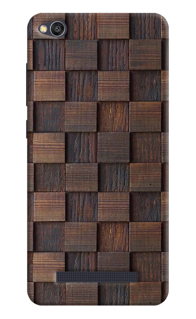 Wooden Cube Design Redmi 4A Hard Case Back Cover by Casekaro