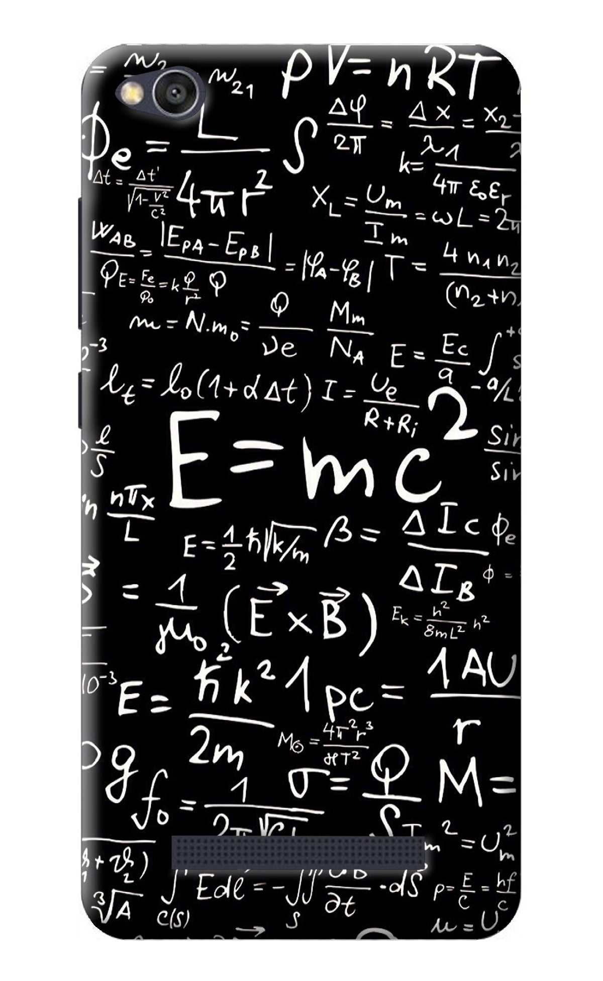 Physics Albert Einstein Formula Redmi 4A Back Cover