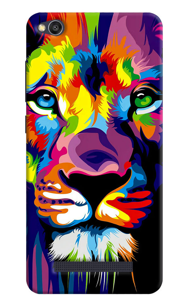Lion Redmi 4A Hard Case Back Cover by Casekaro