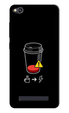 Coffee Redmi 4A Hard Case Back Cover by Casekaro