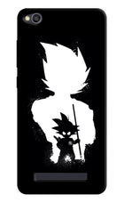 Goku Shadow Redmi 4A Hard Case Back Cover by Casekaro