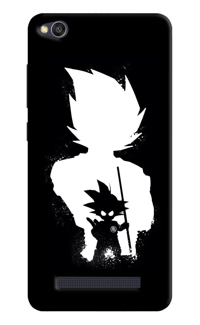 Goku Shadow Redmi 4A Hard Case Back Cover by Casekaro