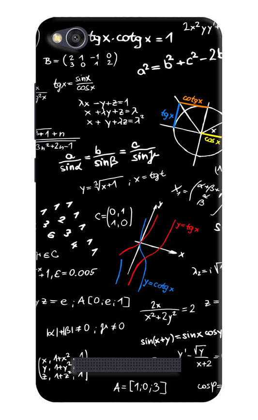 Mathematics Formula Redmi 4A Hard Case Back Cover by Casekaro