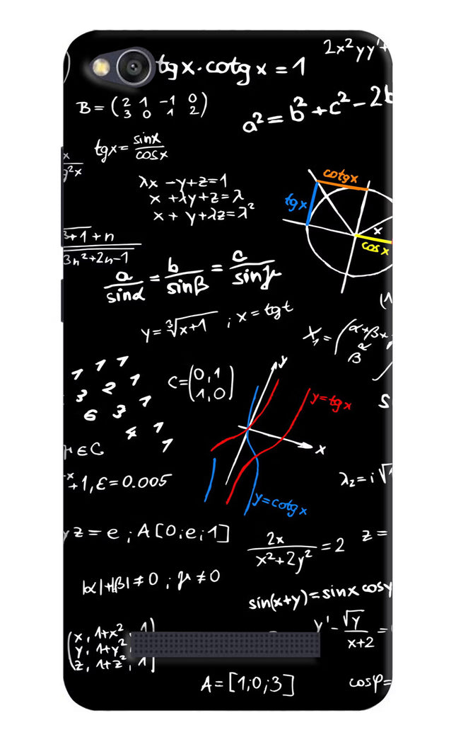 Mathematics Formula Redmi 4A Hard Case Back Cover by Casekaro