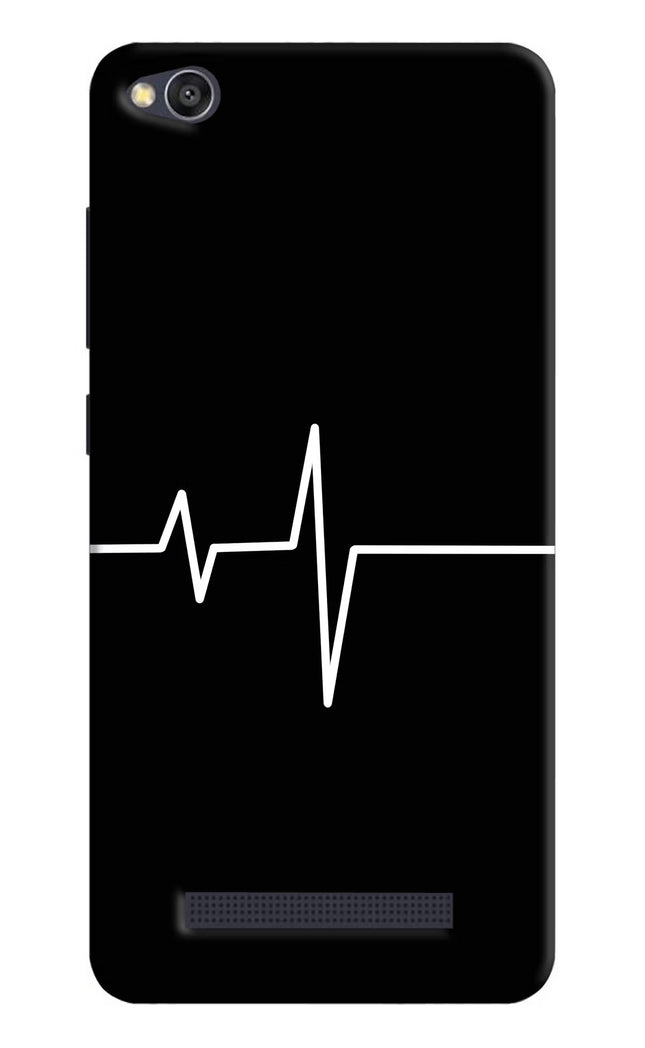 Heart Beats Redmi 4A Hard Case Back Cover by Casekaro