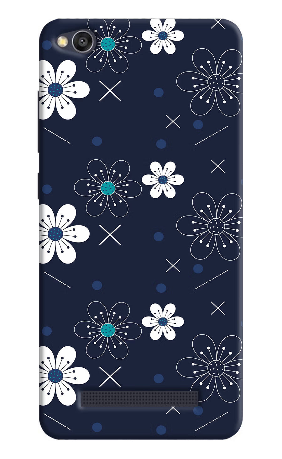 Flowers Redmi 4A Back Cover, Hard case