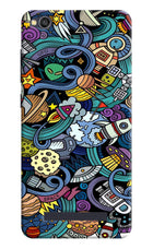 Space Abstract Redmi 4A Hard Case Back Cover by Casekaro