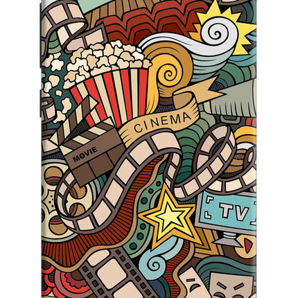 Cinema Abstract Redmi 4A Hard Case Back Cover by Casekaro