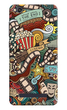 Cinema Abstract Redmi 4A Hard Case Back Cover by Casekaro