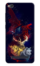 Game Of Thrones Redmi 4A Hard Case Back Cover by Casekaro