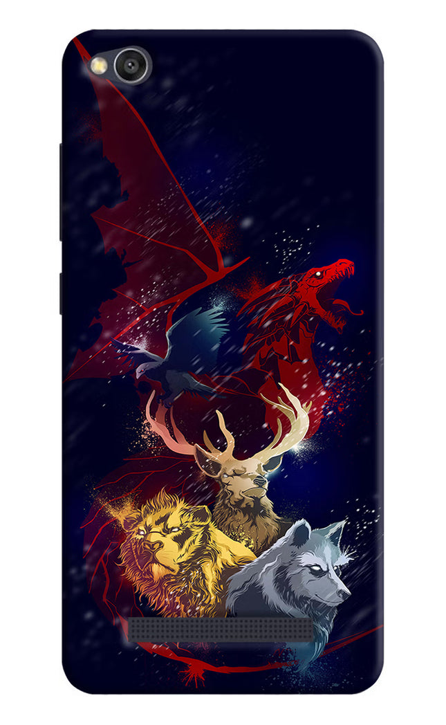 Game Of Thrones Redmi 4A Hard Case Back Cover by Casekaro