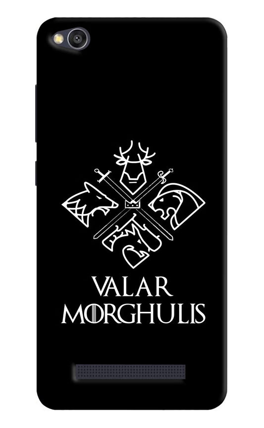 Valar Morghulis | Game Of Thrones Redmi 4A Hard Case Back Cover by Casekaro