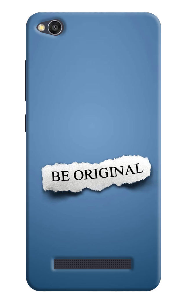 Be Original Redmi 4A Hard Case Back Cover by Casekaro