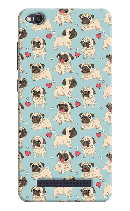 Pug Dog Redmi 4A Hard Case Back Cover by Casekaro
