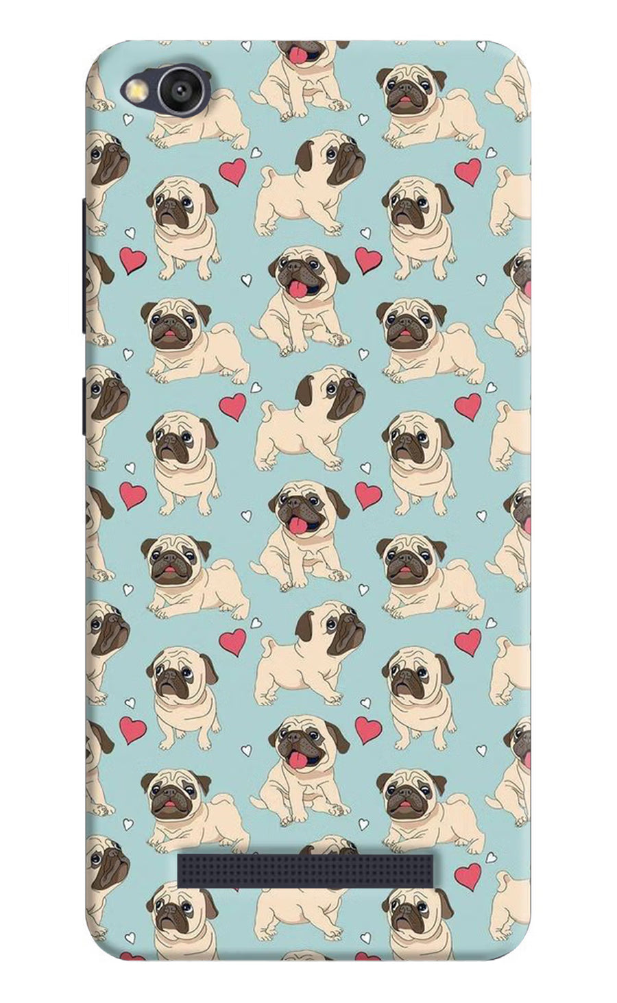 Pug Dog Redmi 4A Back Cover, Hard case