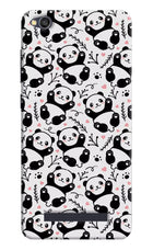 Cute Panda Redmi 4A Hard Case Back Cover by Casekaro