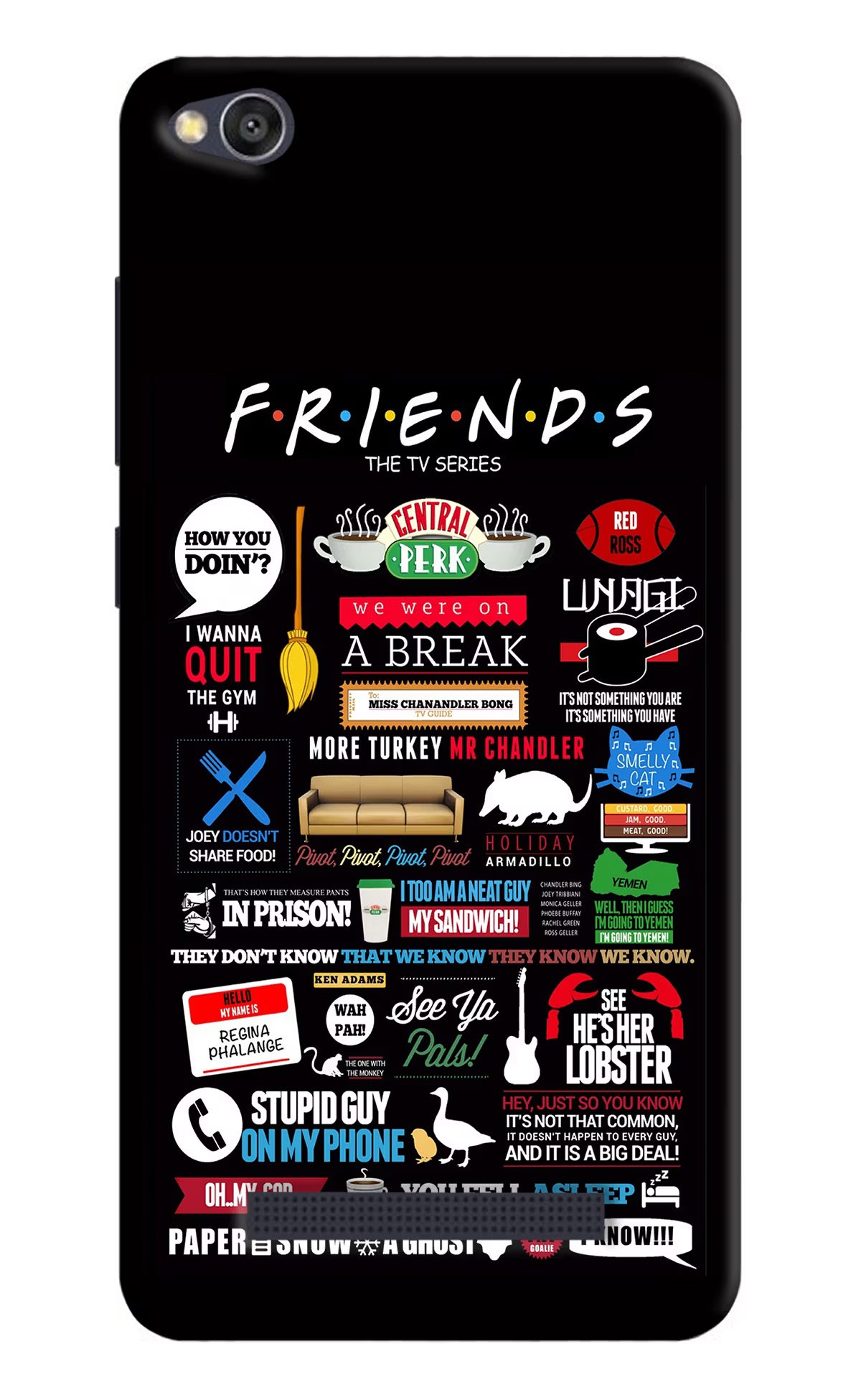 FRIENDS Redmi 4A Hard Case Back Cover by Casekaro