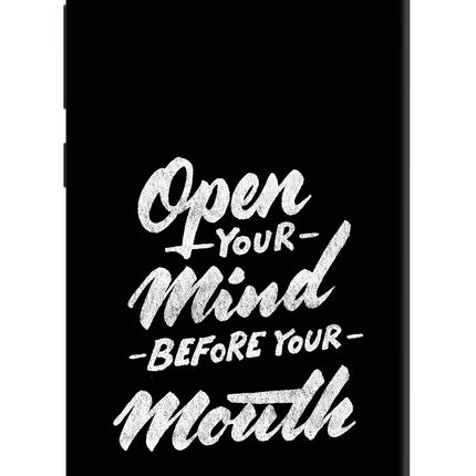 Open Your Mind Before Your Mouth Redmi 4A Hard Case Back Cover by Casekaro