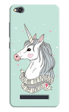 Unicorn Wallpaper Redmi 4A Hard Case Back Cover by Casekaro