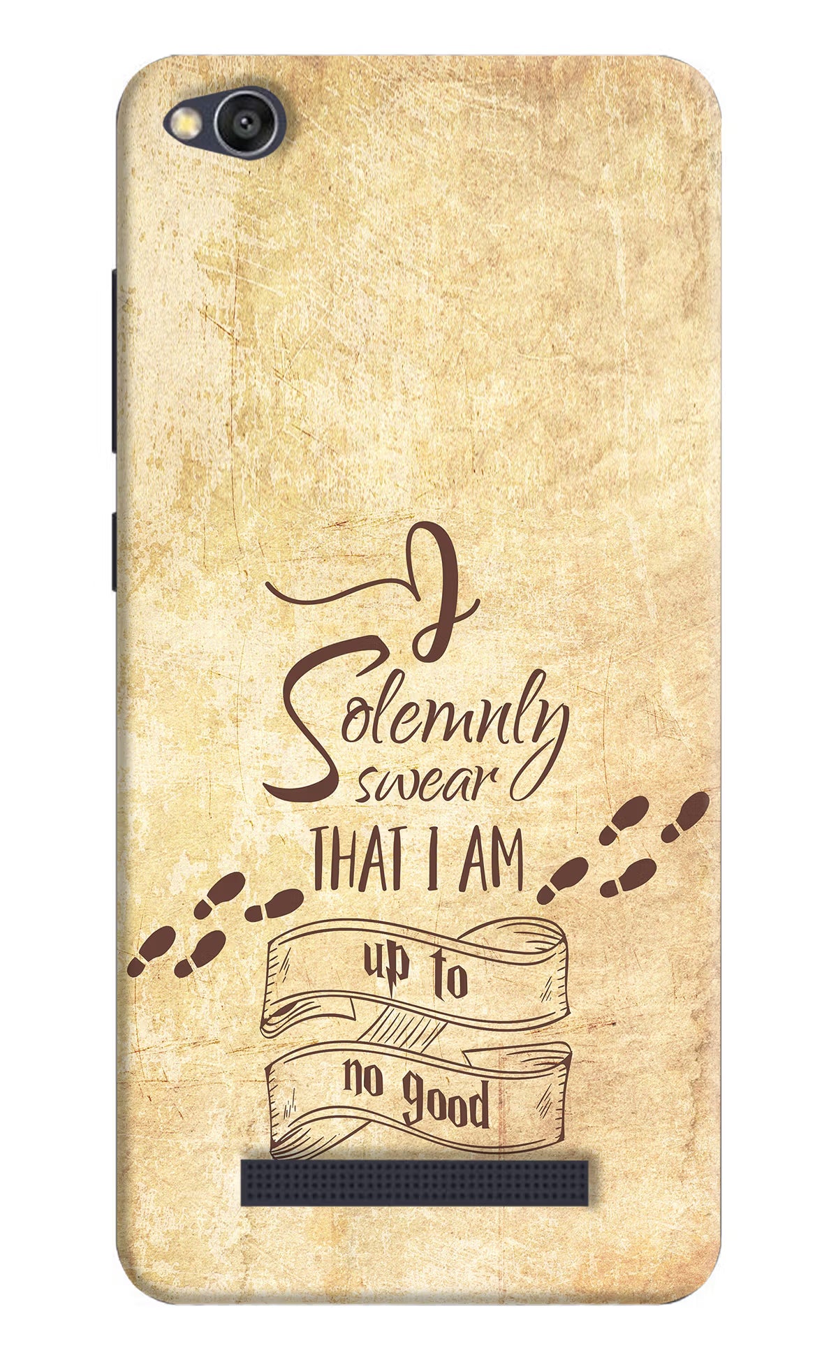 I Solemnly swear that i up to no good Redmi 4A Hard Case Back Cover by Casekaro