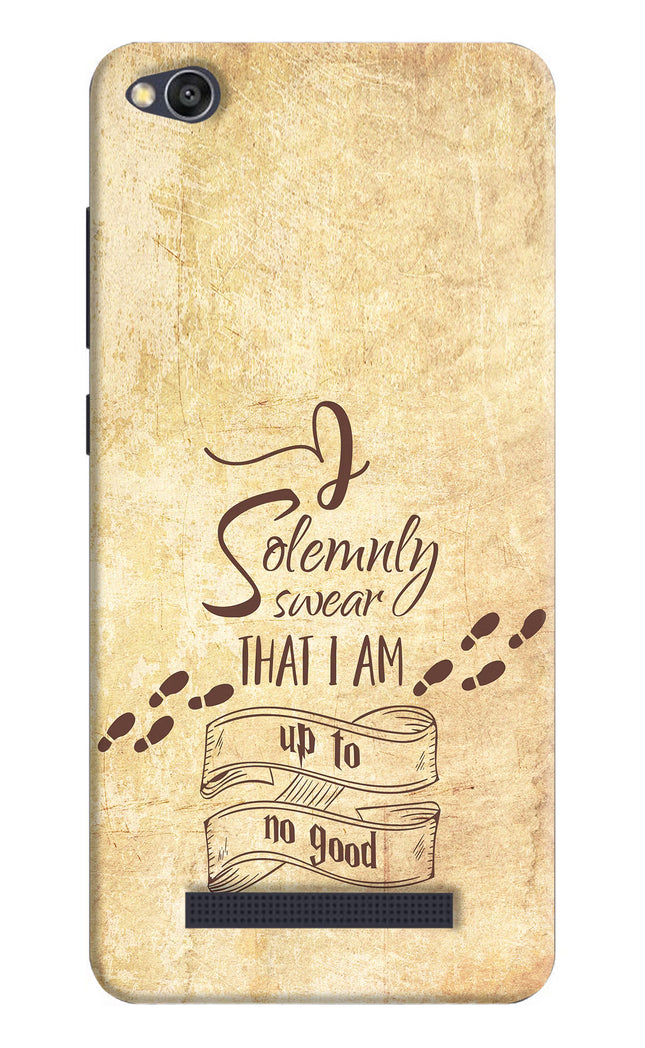 I Solemnly swear that i up to no good Redmi 4A Hard Case Back Cover by Casekaro