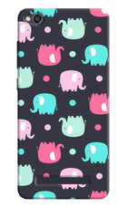 Elephants Redmi 4A Hard Case Back Cover by Casekaro