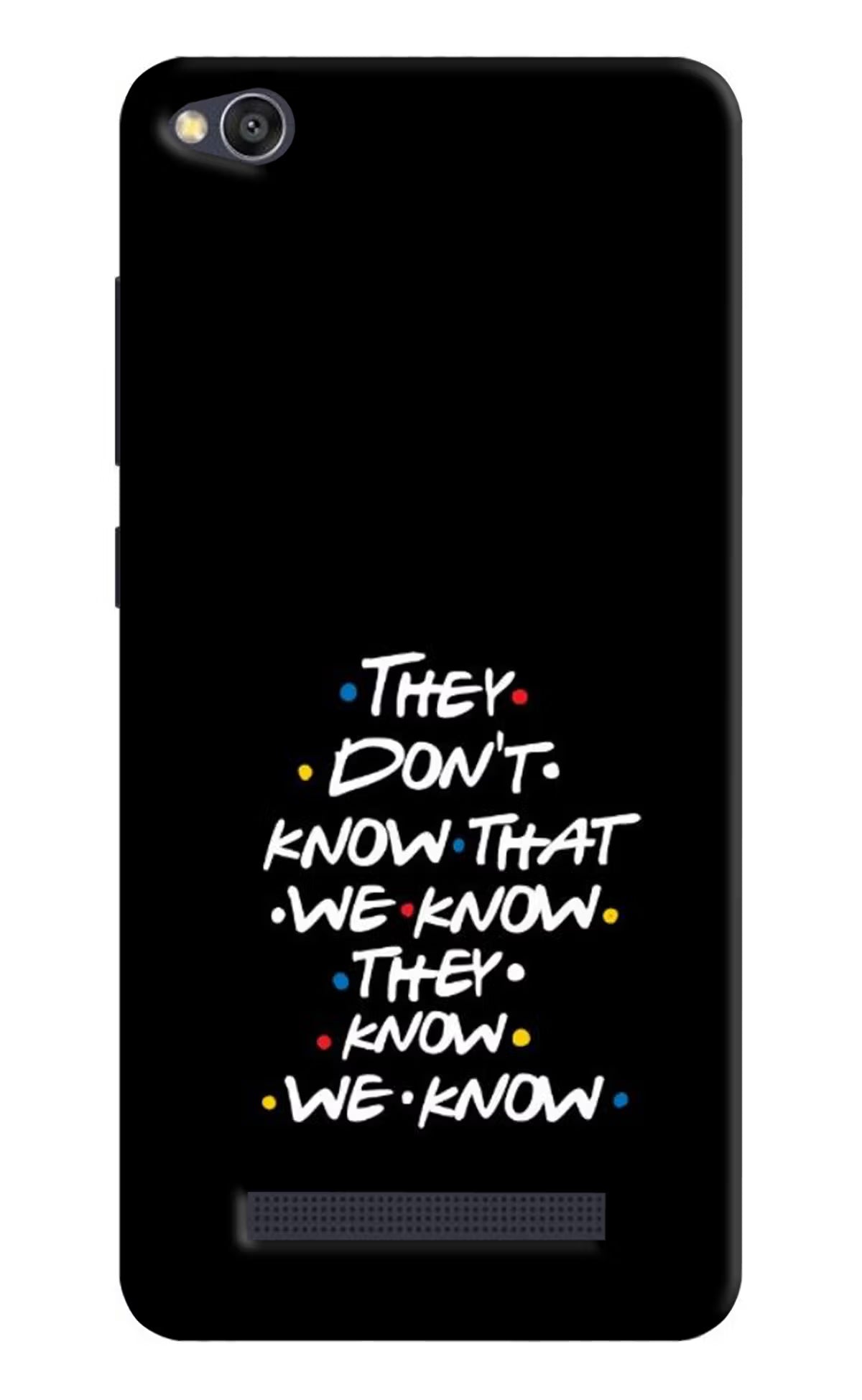 FRIENDS Dialogue Redmi 4A Hard Case Back Cover by Casekaro