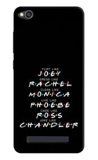 FRIENDS Character Redmi 4A Hard Case Back Cover by Casekaro